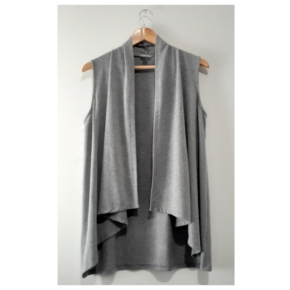Croft & Barrow Sleeveless Open Front Vest